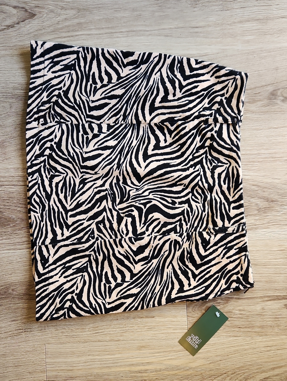 Wild Fable Corduroy Tiger Print Mini Skirt